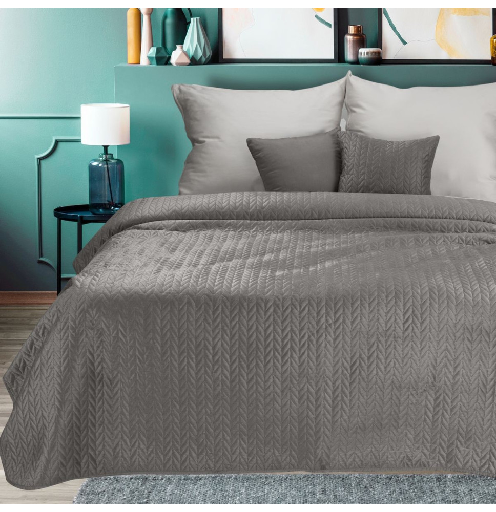 Bársony ágytakaró Luiz4 bézs new