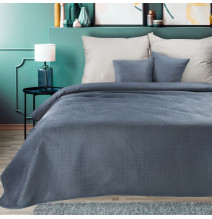Bársony ágytakaró Luiz5 grafit new