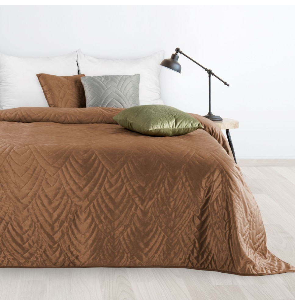 Bársony ágytakaró Luiz6 tégla new