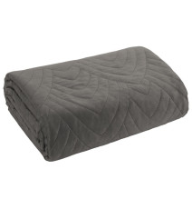 Bársony ágytakaró Luiz6 grafit new