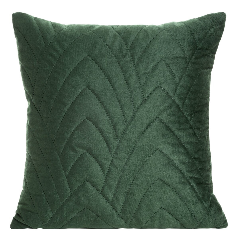 Bársony párnahuzat Luiz6 40x40 cm sötétzöld new