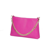 Női bőr válltáska 739 fukszia Made in Italy