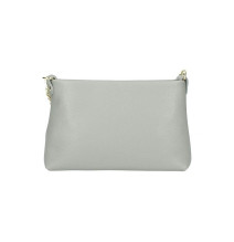 Női bőr válltáska 739 szürke Made in Italy