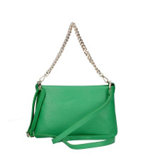 Női bőr válltáska 739 piros Made in Italy