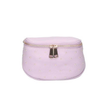 Női bőr válltáska 737 lila Made in Italy