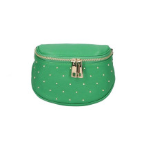 Női bőr válltáska 737 zöld Made in Italy