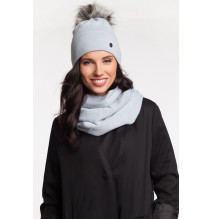 Női kalap és cravat szett MI67 égszínkék