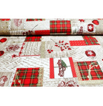 karácsonyi futó Mery Christmas 50x150 cm Made in Italy