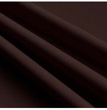 Függöny szalaggal és cirkonokkal 140x250 cm sötétbarna