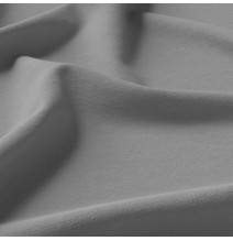 Függöny szalaggal és cirkonokkal 140x250 cm világos szürke