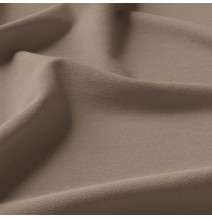 Függöny szalaggal és cirkonokkal 140x250 cm mocca