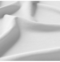 Függöny a gyűrűk cirkóniával 140x250 cm fehér