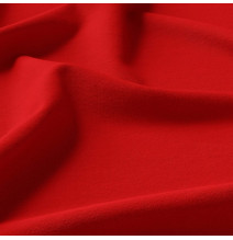 Függöny a gyűrűk cirkóniával 140x250 cm piros