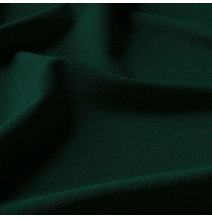 Függöny a gyűrűk cirkóniával 140x250 cm sötétzöld