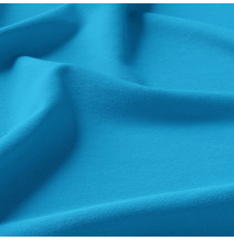 Függöny a gyűrűk cirkóniával 140x250 cm türkizkék