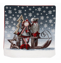 Párnahuzat gobelin 40x40 cm Chenille IT017