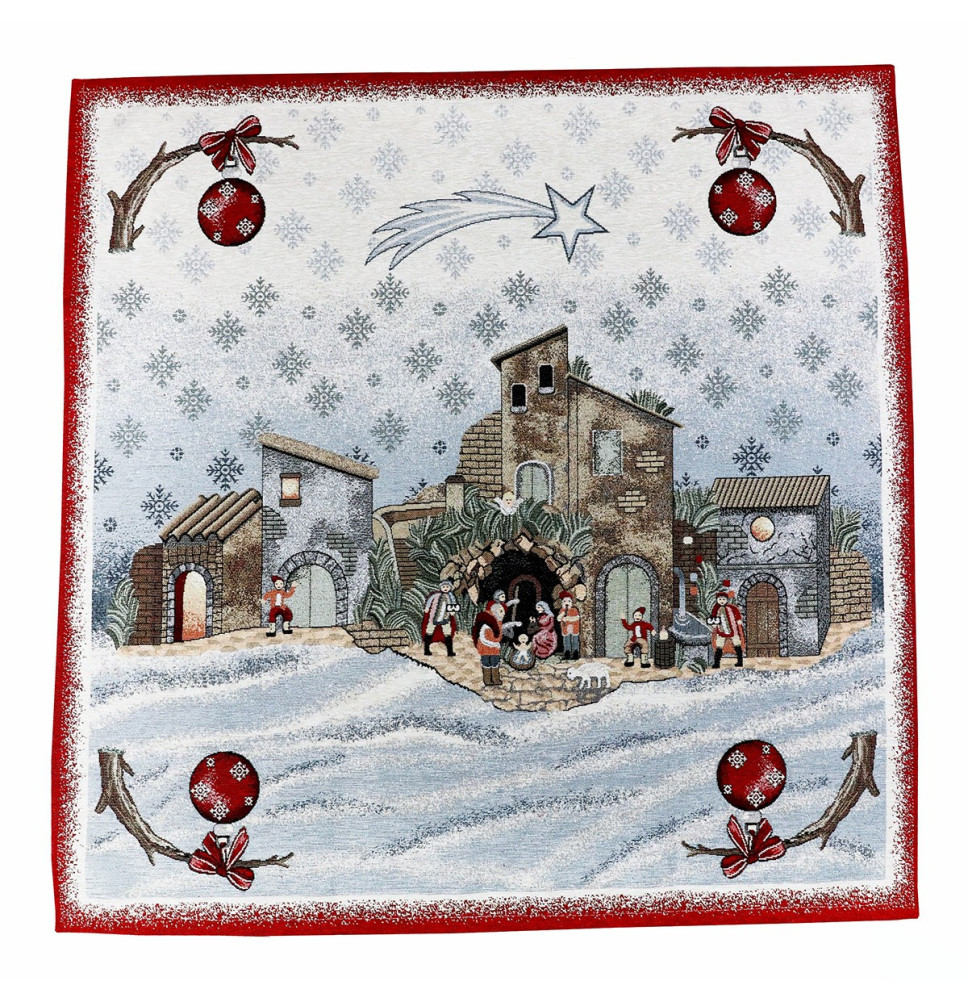 Gobelin asztalterítő 90x90 cm Chenille IT03