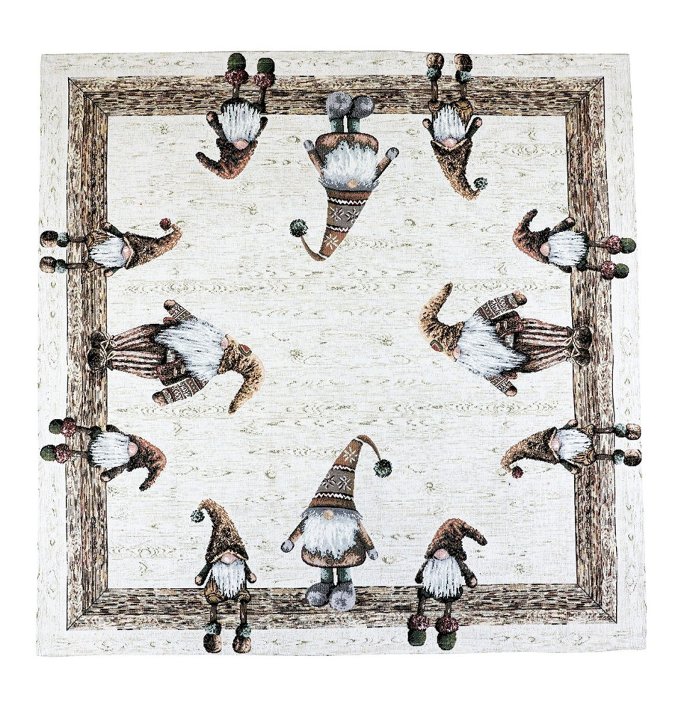 Gobelin asztalterítő 90x90 cm Chenille IT05