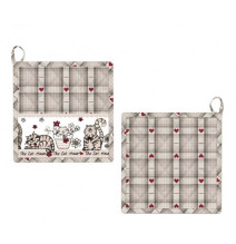 Konyhai kesztyű + edényszőnyeg The Cat House