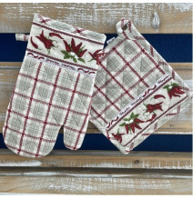 Konyhai kesztyű + edényszőnyeg Chilly