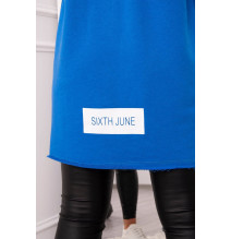 Kardigán felirattal MI033 azúrkék