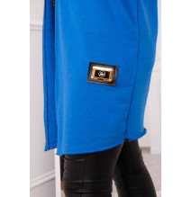 Kardigán felirattal MI033 azúrkék