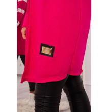 Kardigán felirattal MI033 fukszia