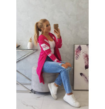 Kardigán felirattal MI033 fukszia