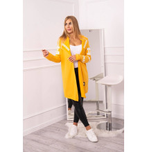 Kardigán felirattal MI033 okker