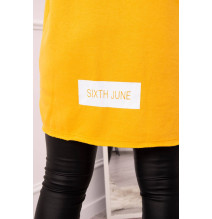 Kardigán felirattal MI033 okker