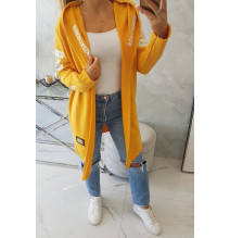 Kardigán felirattal MI033 okker