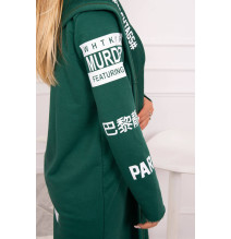 Kardigán felirattal MI033 zöld