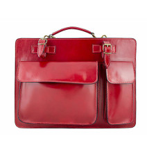 Férfi bőr táska 683 piros