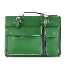 Férfi bőr táska 683 zöld