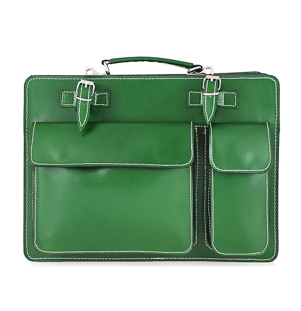 Férfi bőr táska 683 zöld