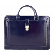 Férfi bőr táska 404 kék