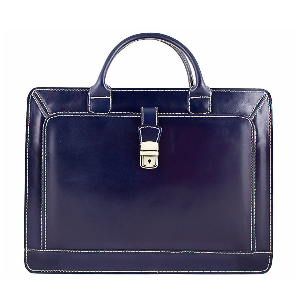 Férfi bőr táska 404 kék