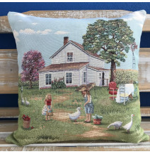 Párnahuzat gobelin 42x42 cm Eden 1176