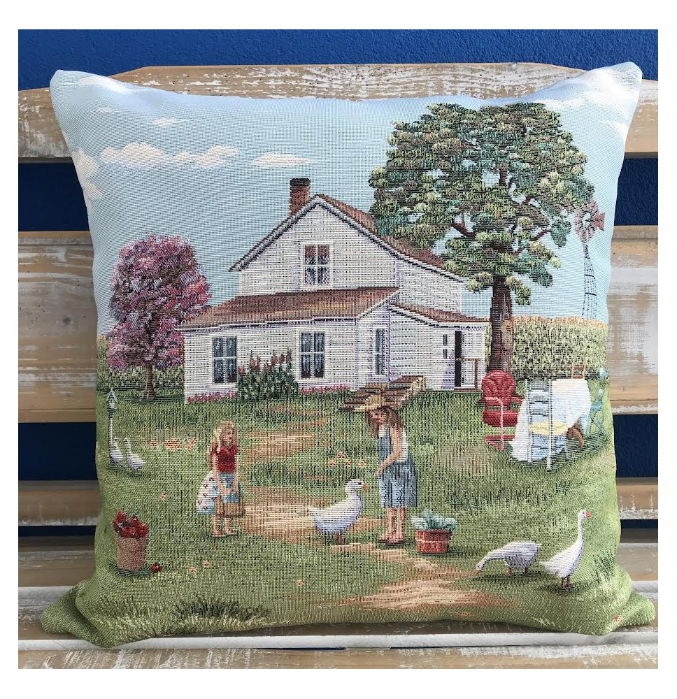 Párnahuzat gobelin 42x42 cm Eden 1176