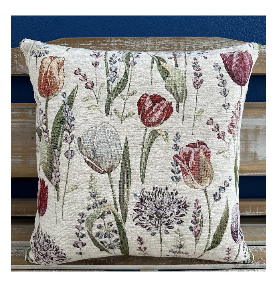Párnahuzat gobelin 42x42 cm Chenille 1187 B
