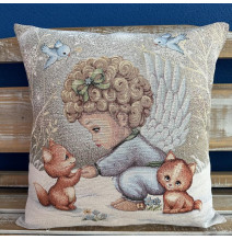 Párnahuzat gobelin 42x42 cm Eden 6017