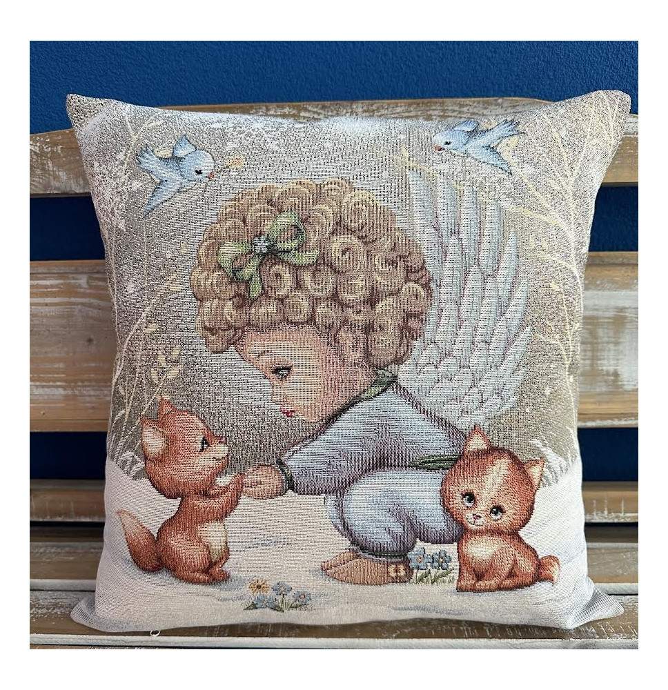 Párnahuzat gobelin 42x42 cm Eden 6017