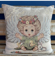 Párnahuzat gobelin 42x42 cm Eden 6018