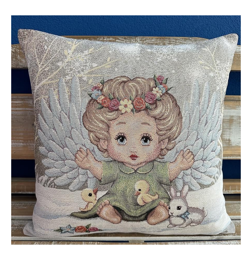 Párnahuzat gobelin 42x42 cm Eden 6018