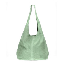 Suede bőr kézitáska 804A szürkésbarna