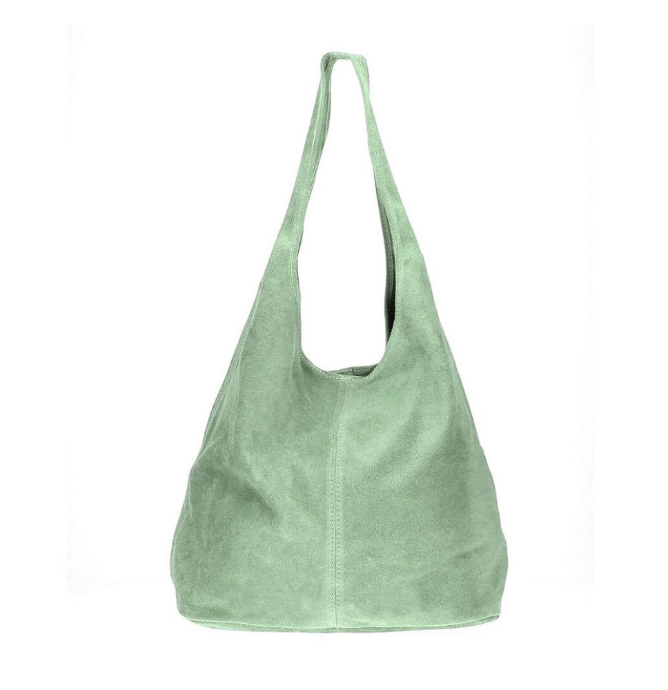 Suede bőr kézitáska 804A szürkésbarna