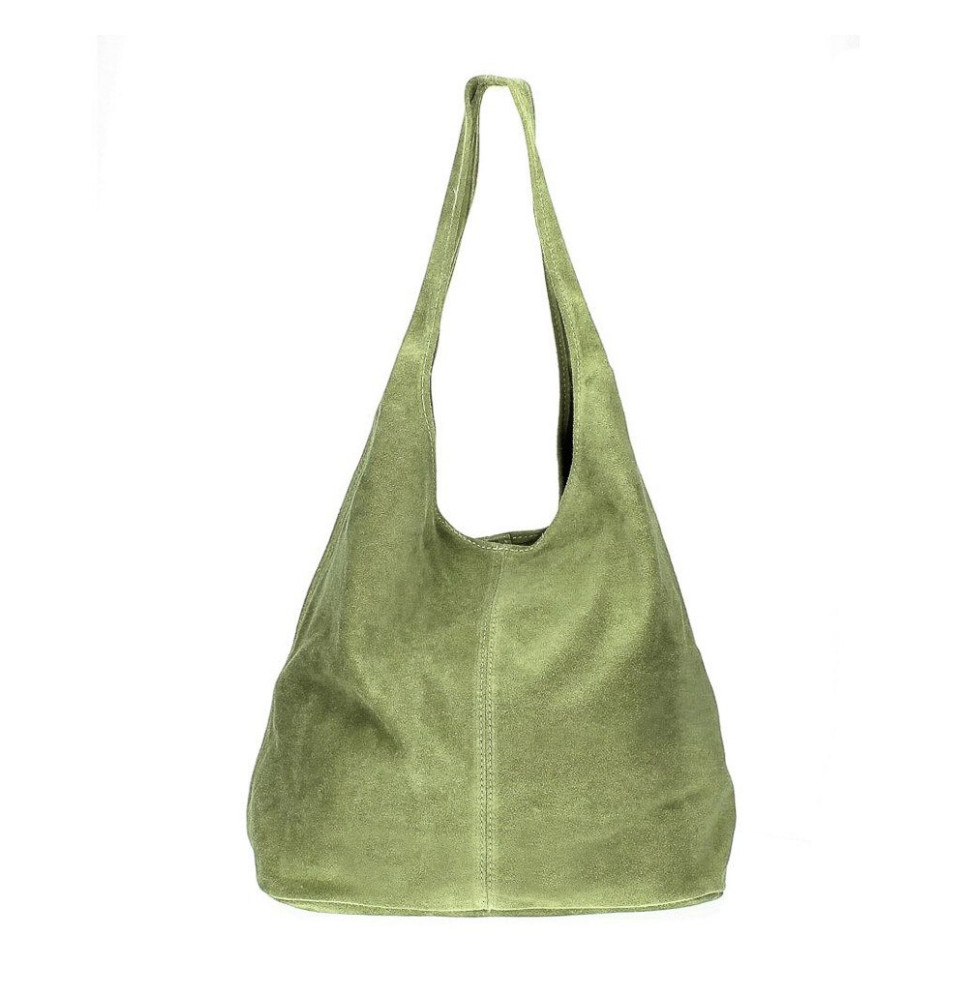 Suede bőr kézitáska 804A szürkésbarna