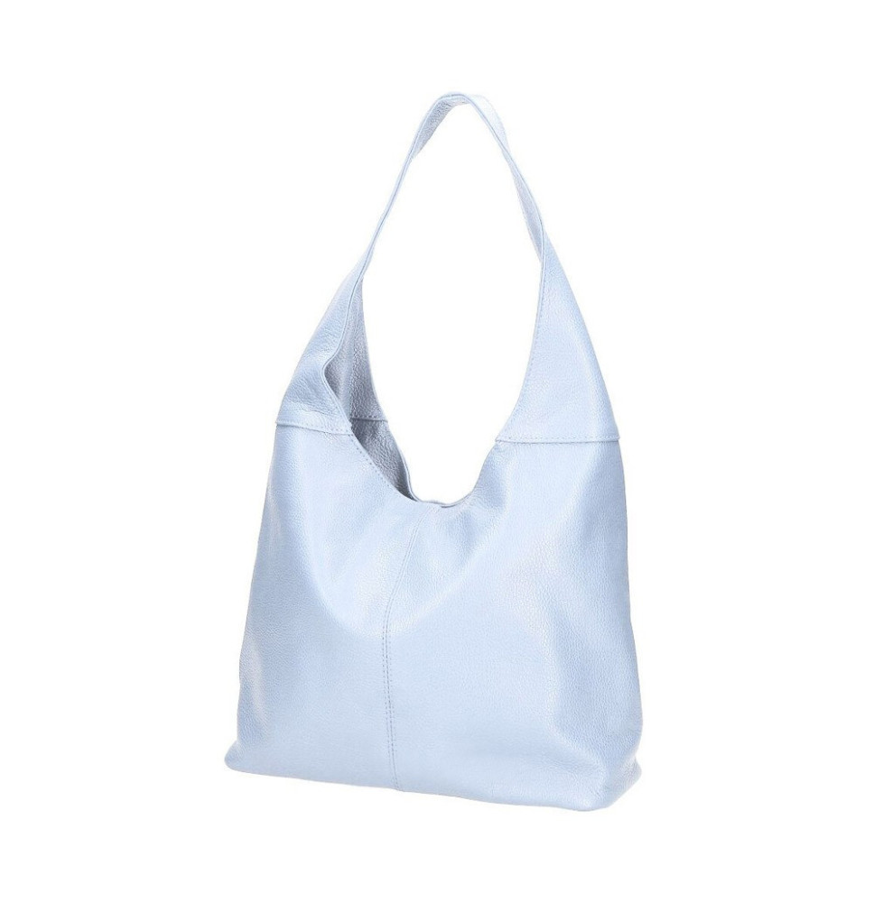 Bőr válltáska 590 égkék Készült OLASZORSZÁGBAN