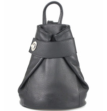 Bőr hátizsák 443 fekete Készült Olaszországban