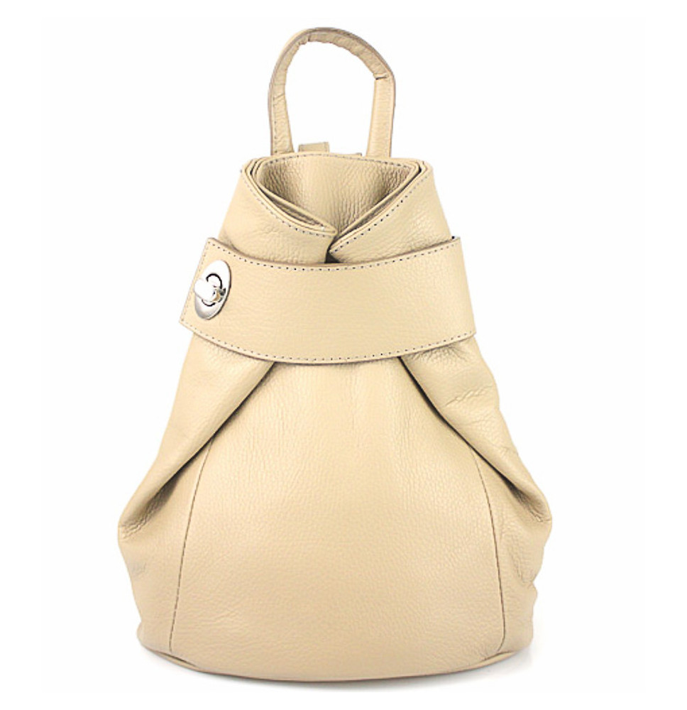 Bőr hátizsák 443 szürke-barna Olaszországban